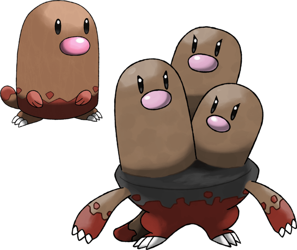 Diglett and Dugtrio