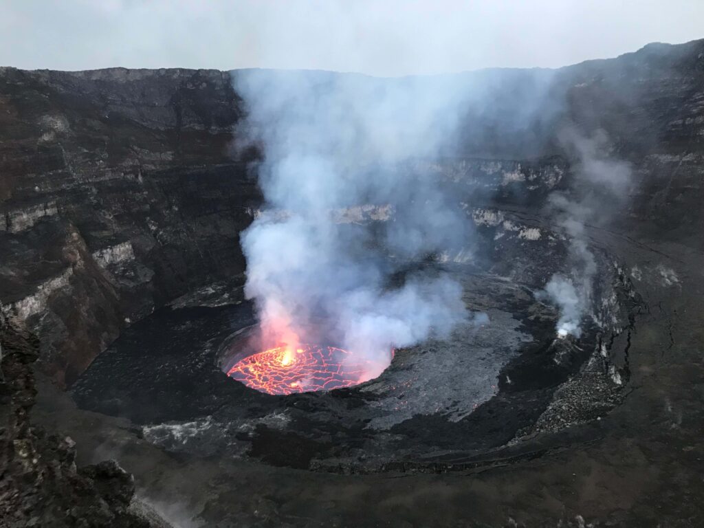 Nyiragongo volcano in Congo is one of the most active on Earth