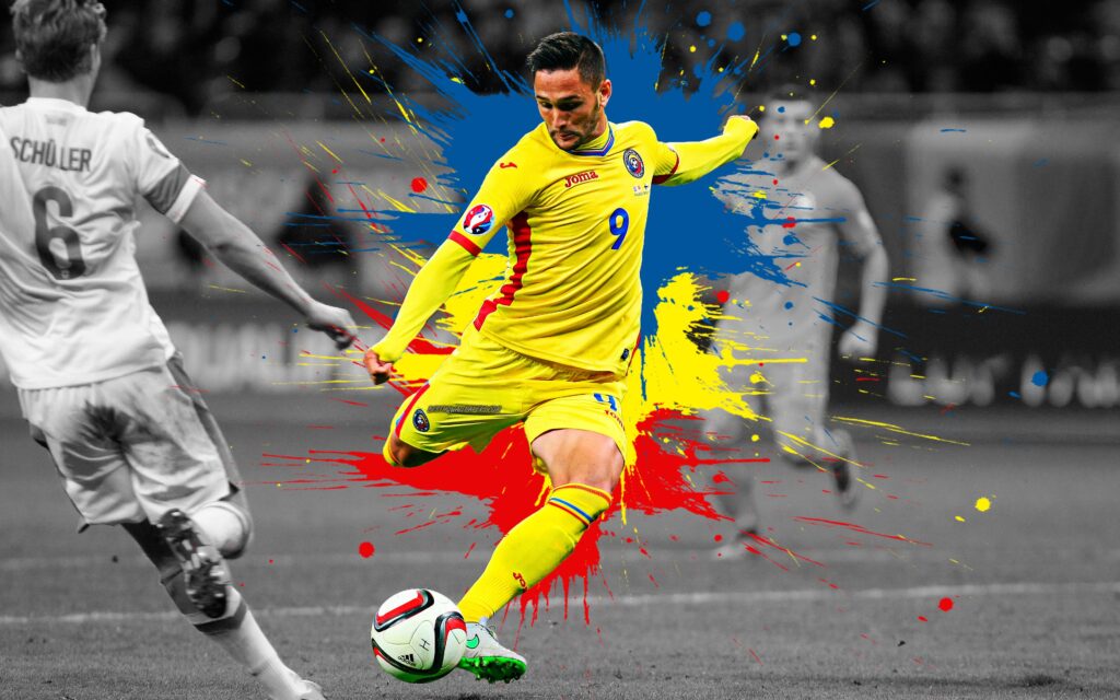 Download wallpapers Florin Andone, k, Romania national football