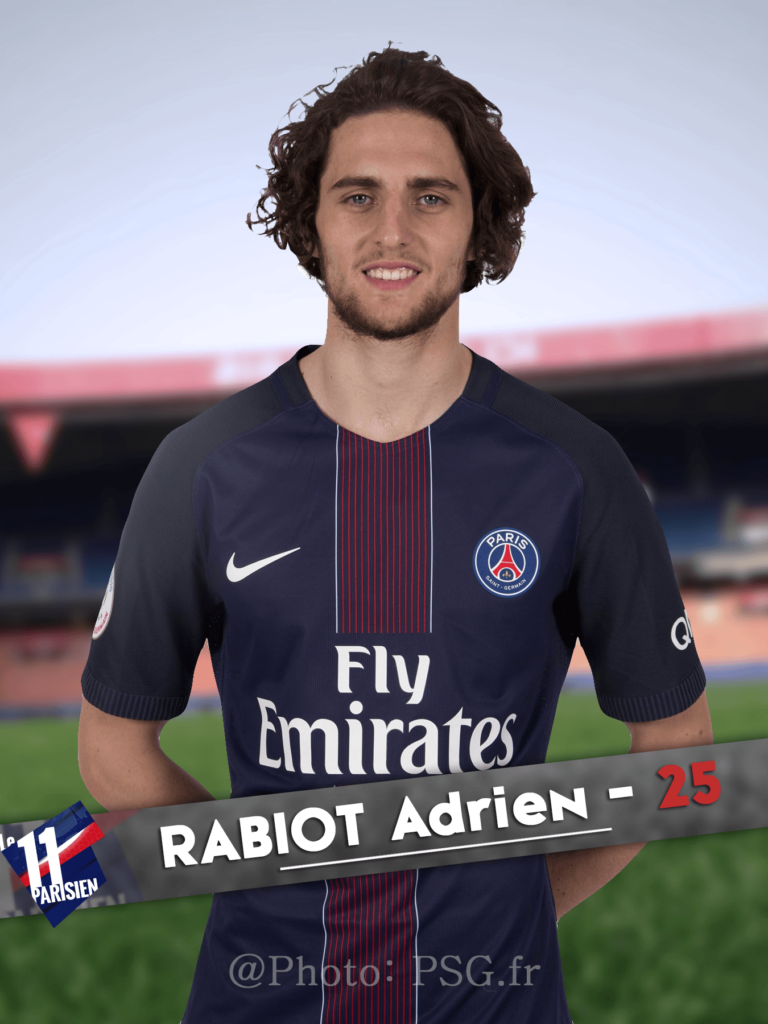 Viviane Scarp on Adrien Rabiot