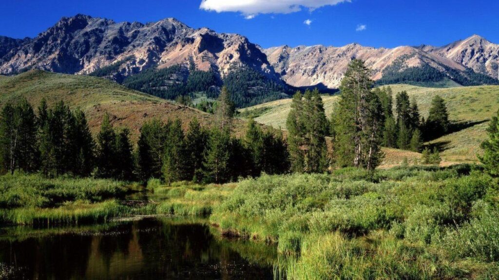 Landscapes nature Idaho Rocky Mountains wallpapers