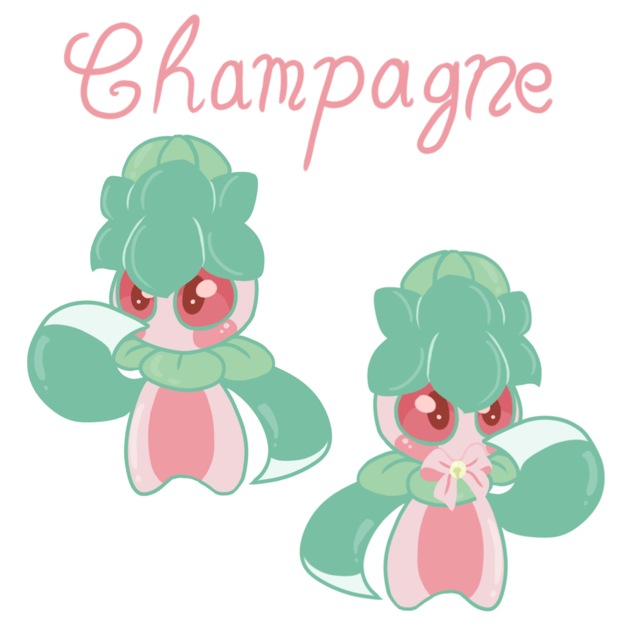 Champagne the Fomantis by SleepytimeStudios