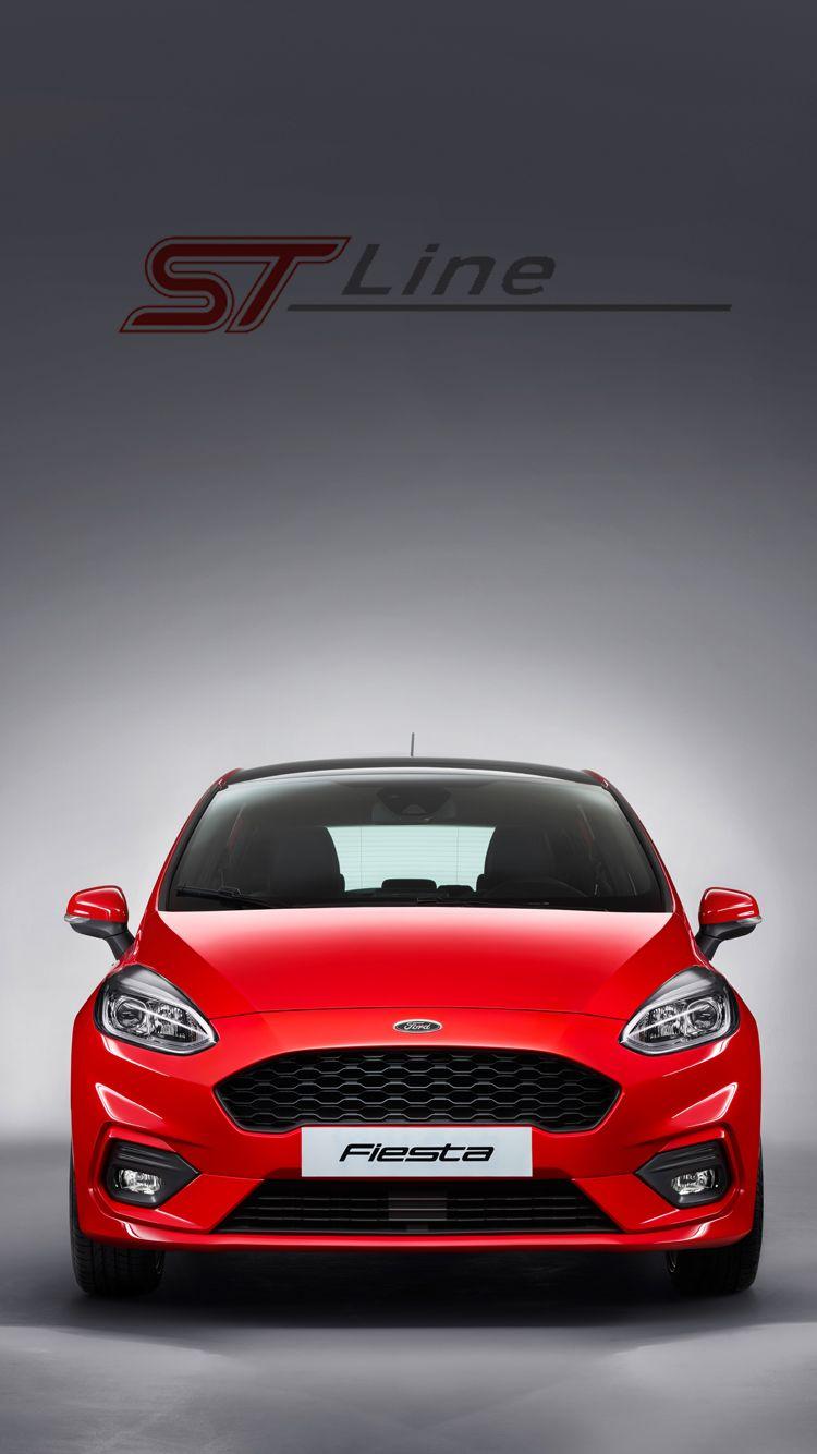 Universal Phone Wallpapers| Backgrounds Race Red Fiesta ST
