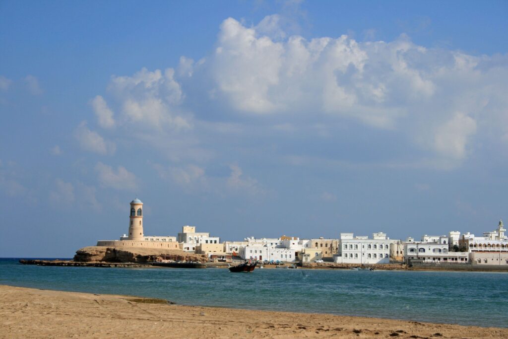 Beach Beach Sand Sky James Storey Musanden Lighthouse Oman