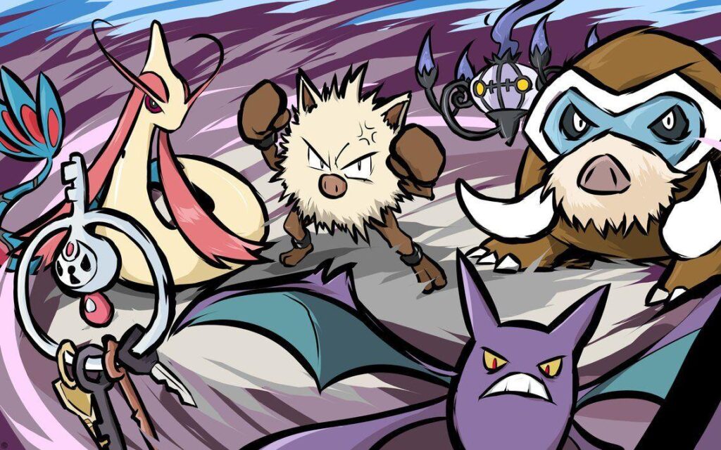Primeape and Company by ishmam