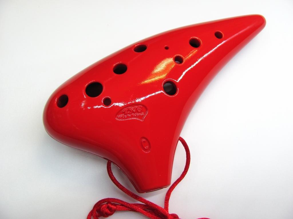 Zelda Hole Plastic Alto Ocarina, Red Amazoncouk Musical