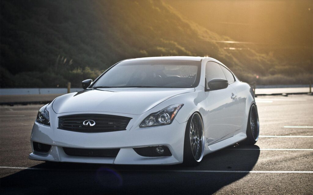 Wallpapers infiniti g, coupe, infiniti, white, tuning, coupe
