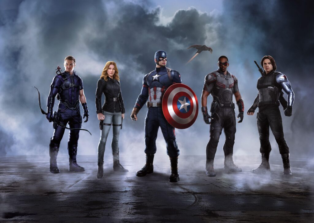 Captain America Civil War k Ultra 2K Wallpapers