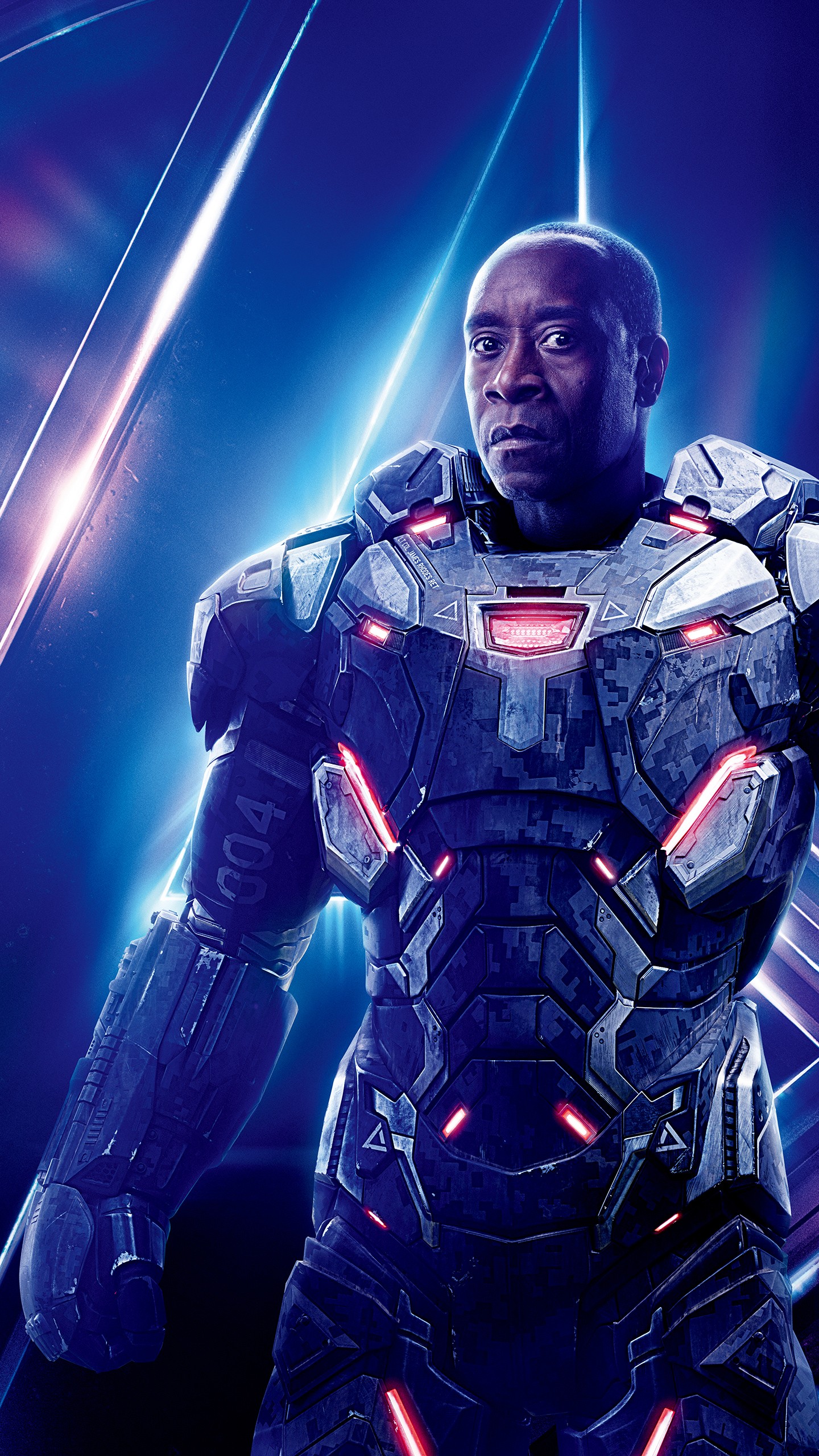 Don Cheadle as War Machine in Avengers Infinity War K Wallpapers