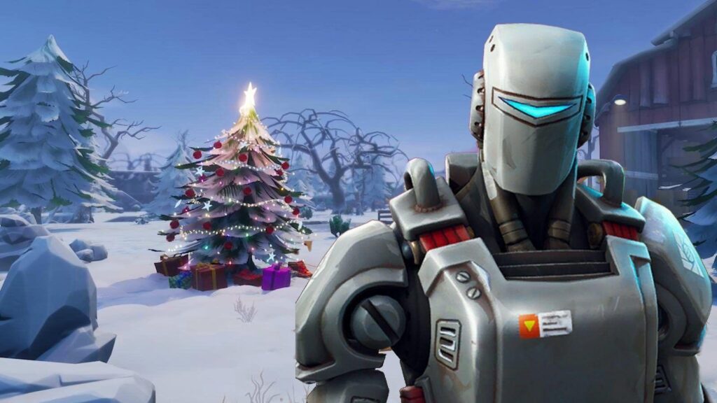 Fortnite’s AIM skin could be hinting at a Winter Theme coming