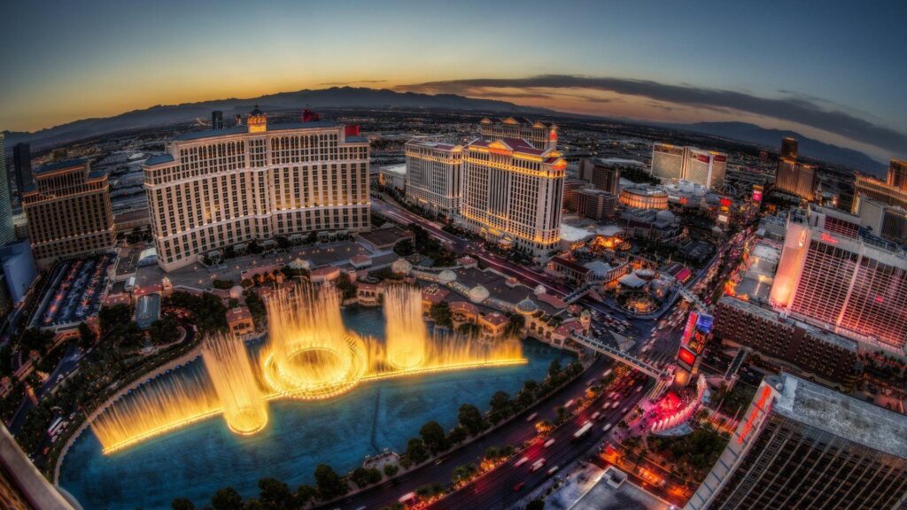 Bellagio Fountains 2K Wallpapers