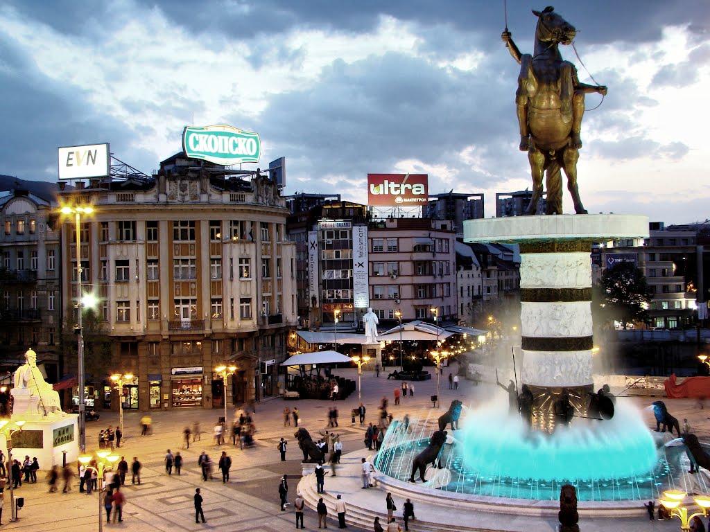 The Skopje city photos and hotels
