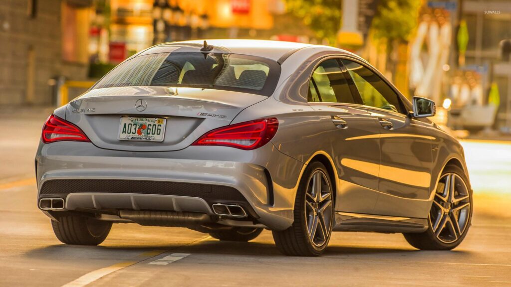 Silver Mercedes