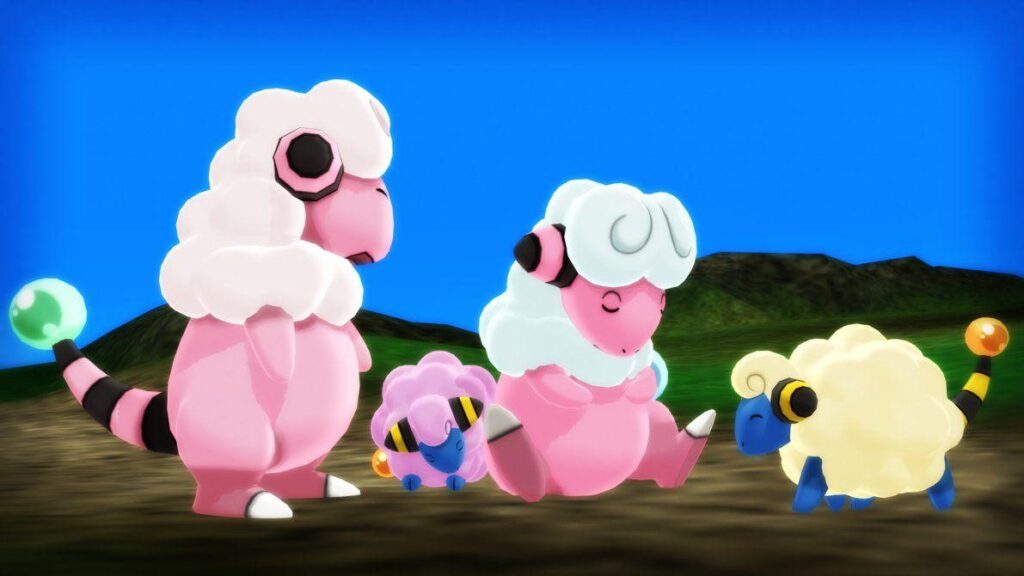 MMD PK Mareep and Flaaffy DL by
