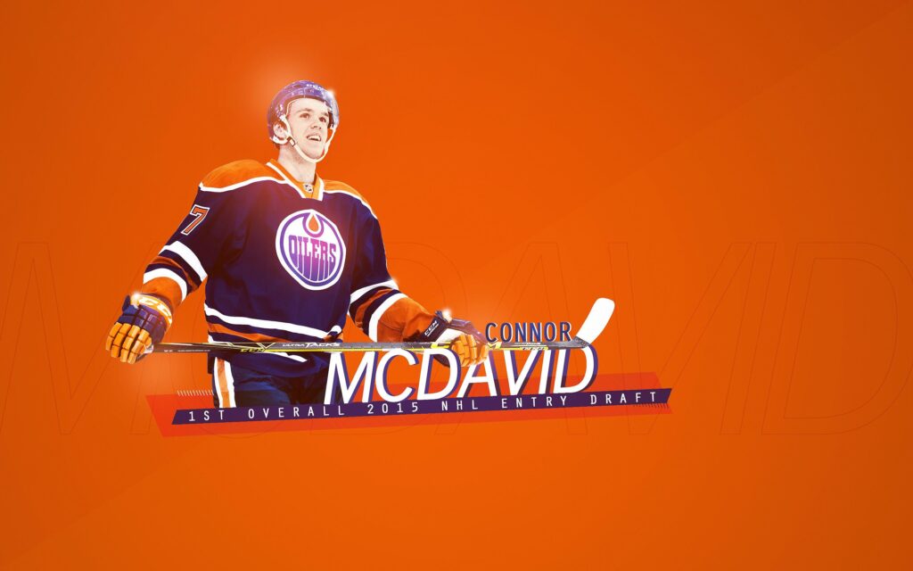 Connor McDavid Edmonton Oilers Desk 4K Wallaper 2K by motzaburger
