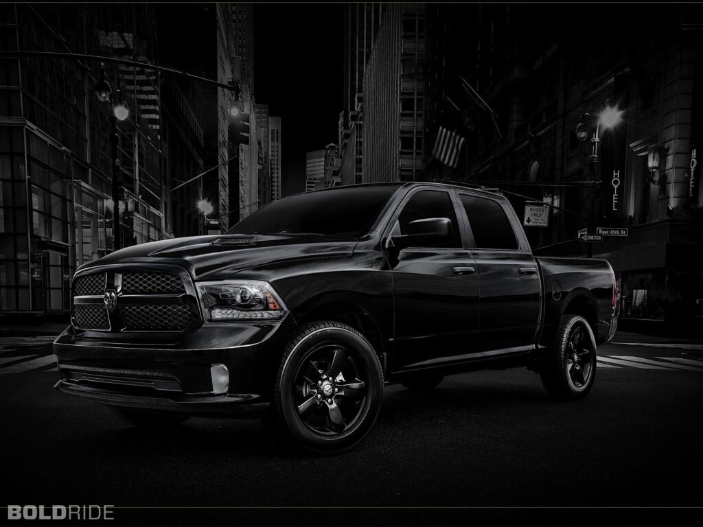 Black Dodge Ram 2K Wallpapers and Backgrounds