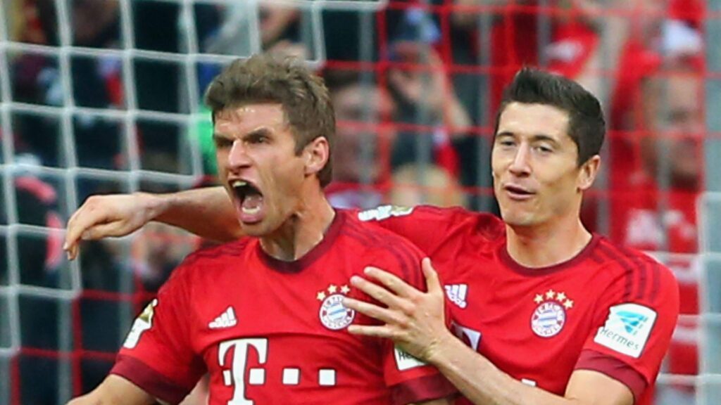 Bayern Munich Muller Lewandowski Vs Dortmund Oct Wallpapers