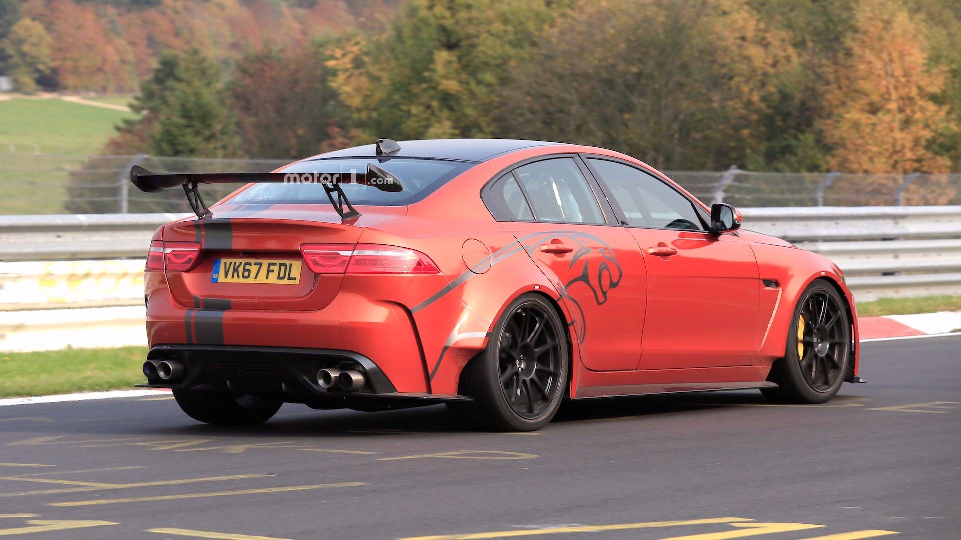Jaguar XE SV Project Seen In Action Attacking The Nürburgring