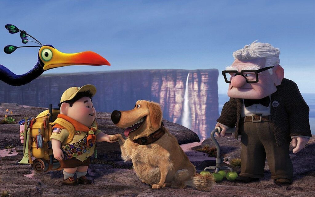 Russell Dug Carl Fredricksen in Pixar&UP Wallpapers