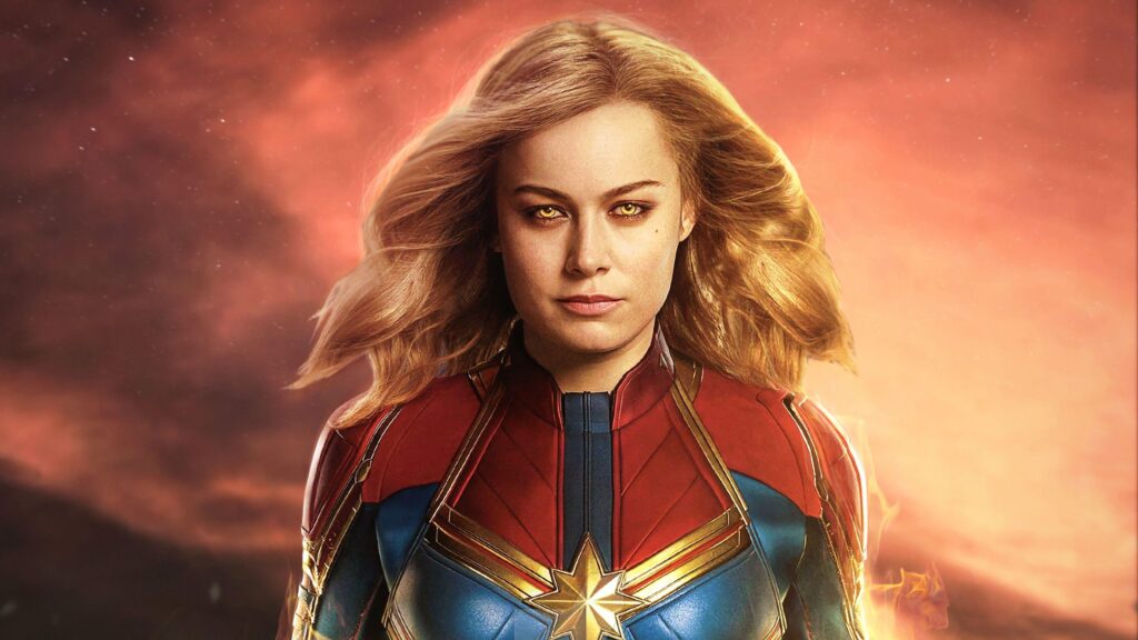 Captain Marvel Movie Brie Larson as Carol Danvers K Wallpapers