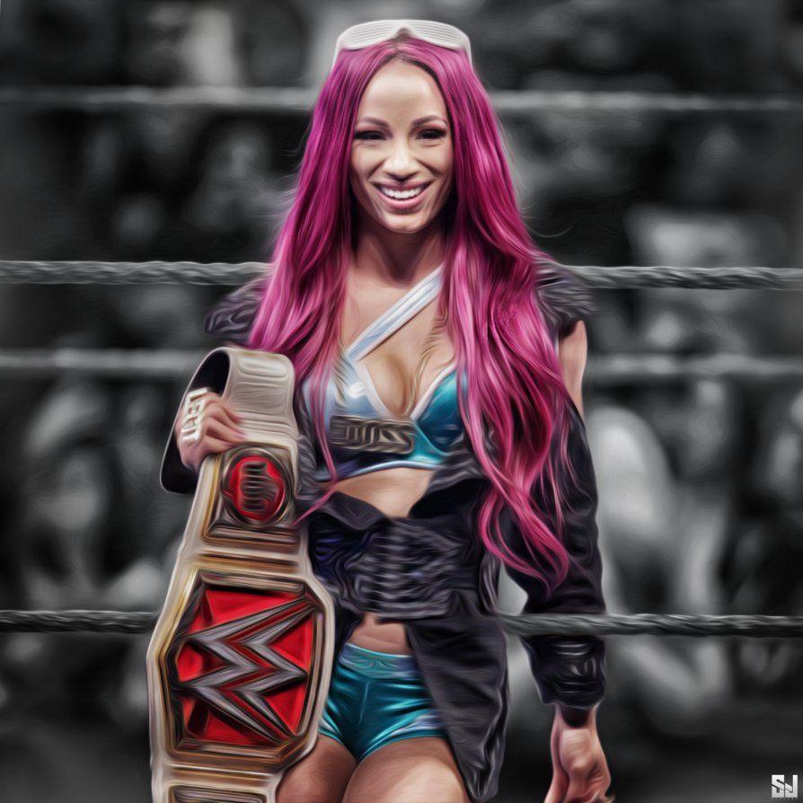 Sasha Banks Retouch by Sjstyles