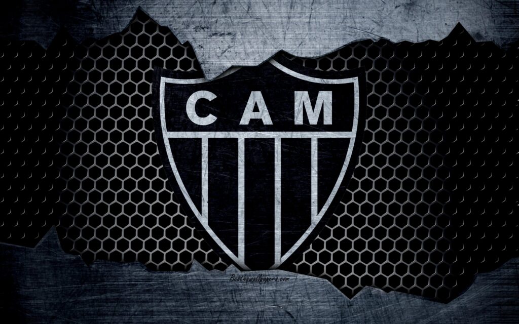 Download wallpapers Atletico Mineiro, k, Serie A, logo, grunge