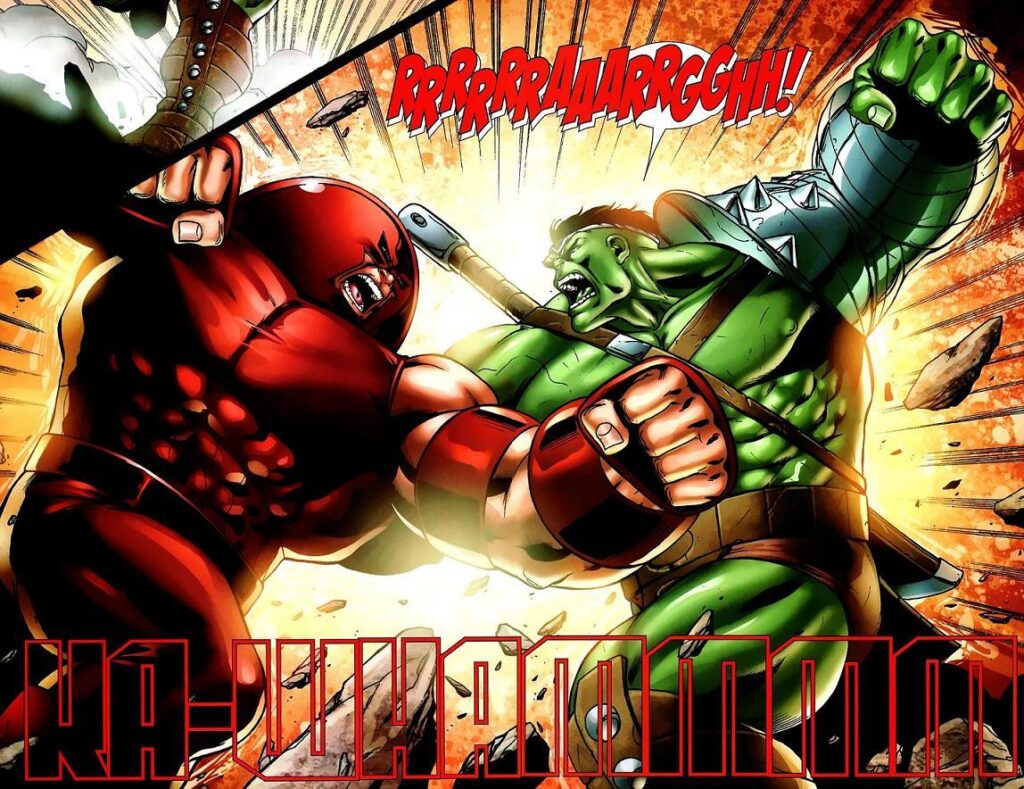 Juggernaut vs the hulk Wallpaper Juggernaut vs the Hulk 2K wallpapers