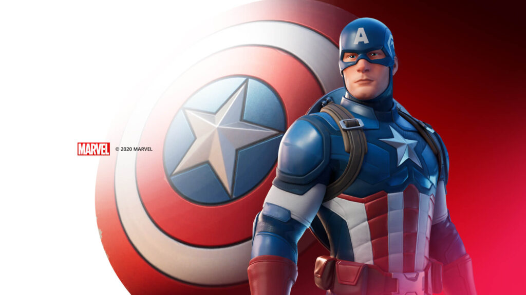 Captain America Fortnite wallpapers