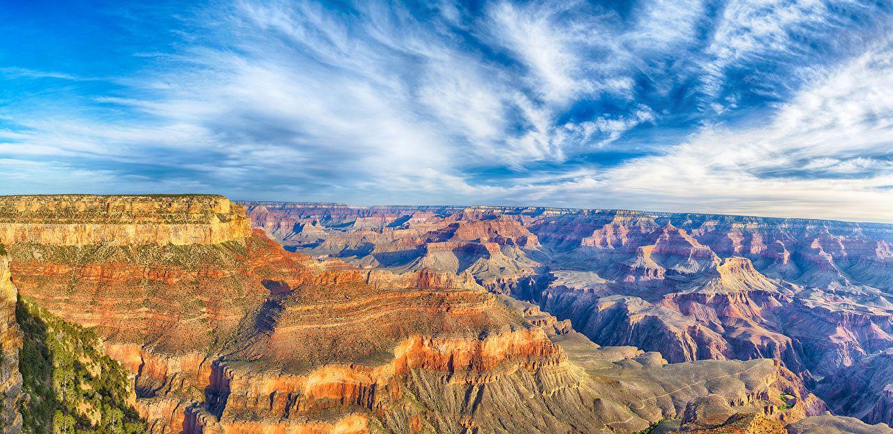 Wallpapers Grand Canyon Park USA Nature Canyon Mountains Sky Parks