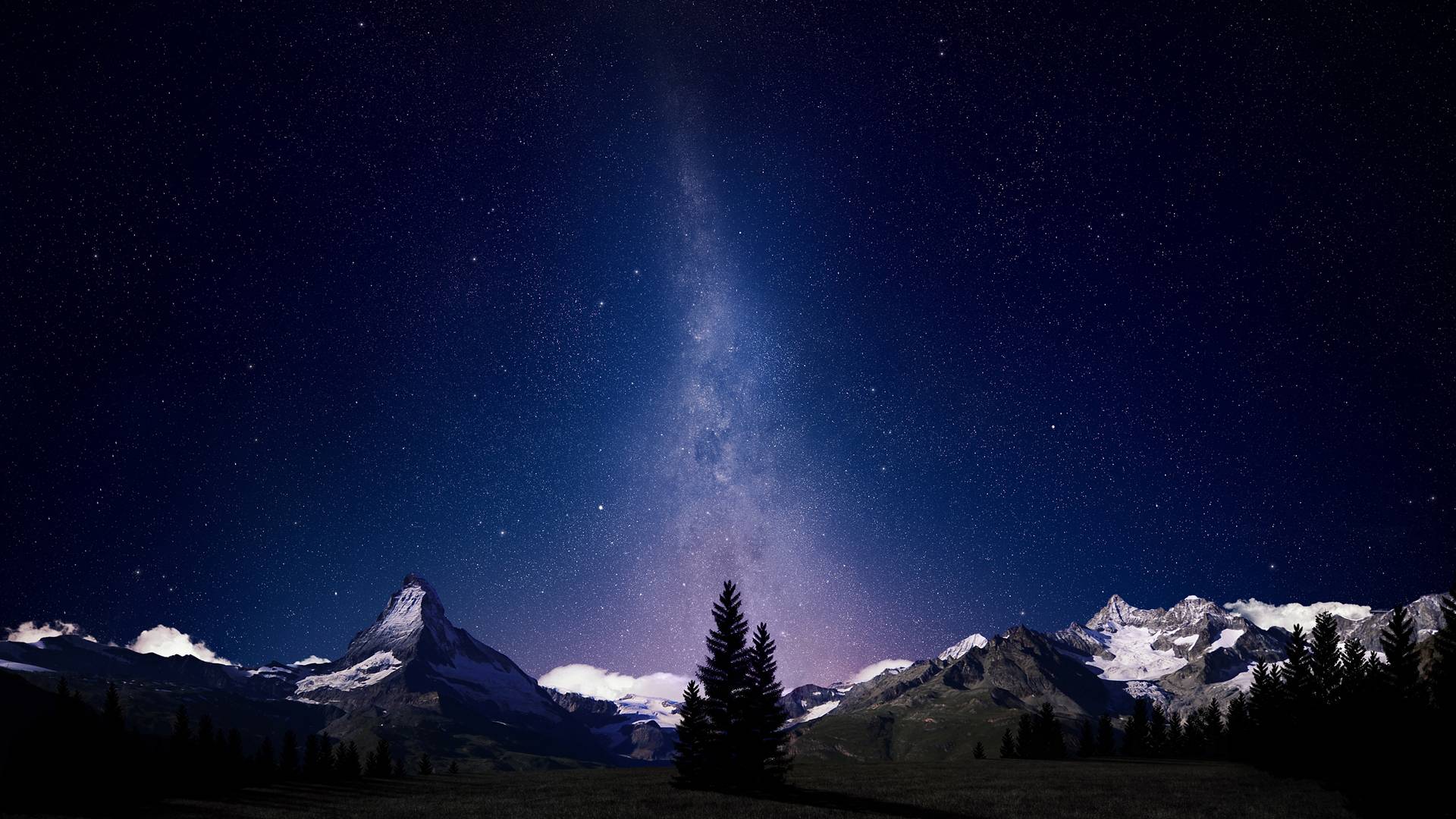 Alpine Night Sky wallpapers