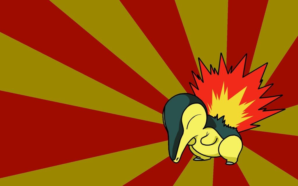Cyndaquil black backgrounds wallpapers High Quality