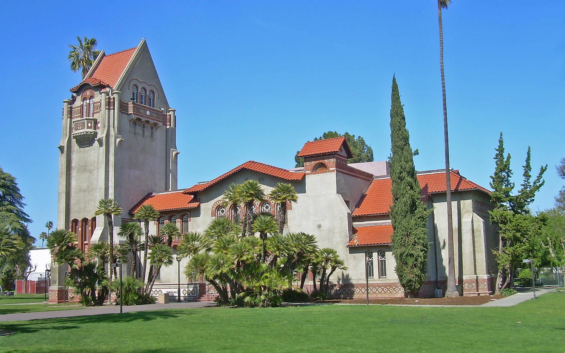 SJSU tower hall at city of San Jose California USA