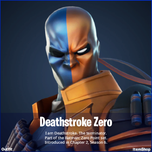 Deathstroke Zero Fortnite wallpapers