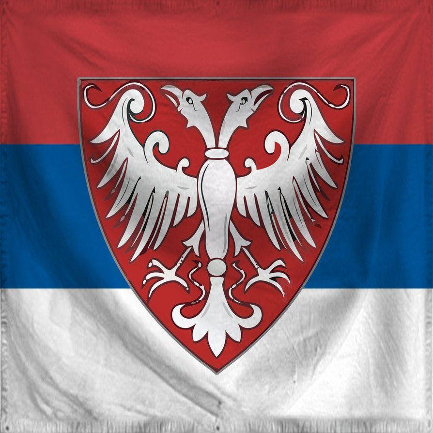 Serbian Nemanjic dinasty flag by KoridaNovoNaselje