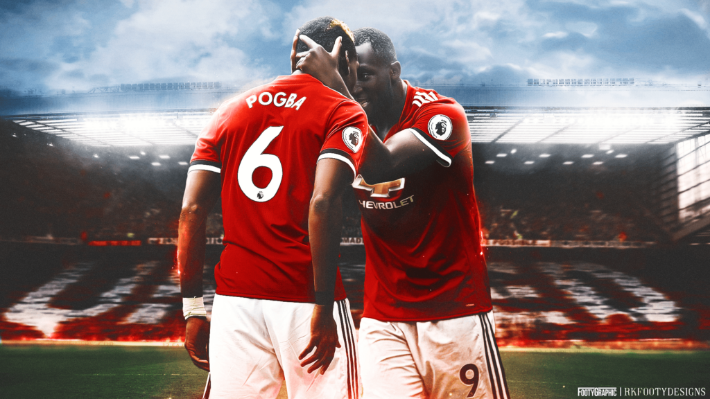 Pogba & Lukaku • FootyGraphic ⚽ Football lockscreens