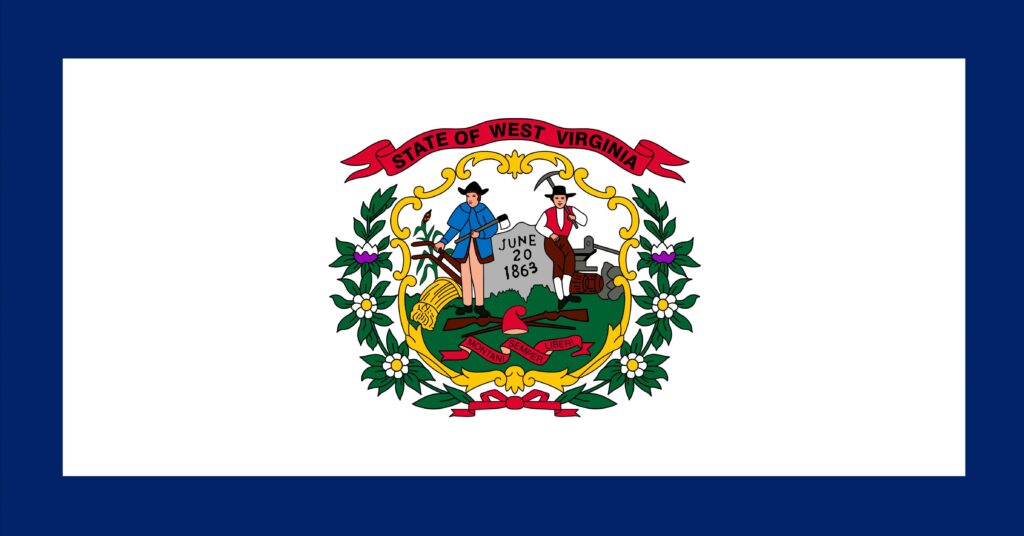 USA West Virginia Flag
