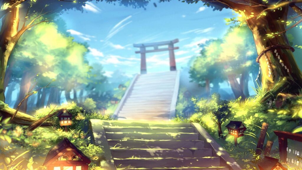 Torii Gate Anime Manga Artwork Wallpapers