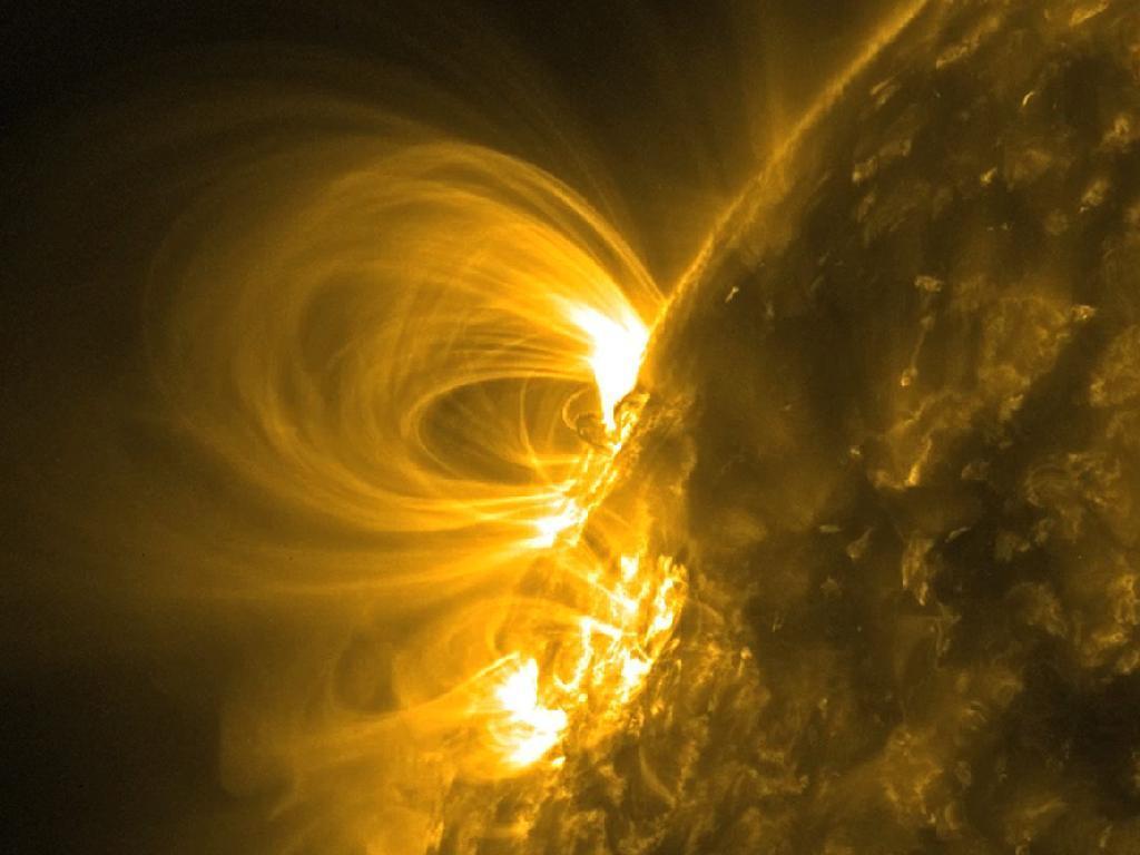 NASA Takes Sunshine To A Higher Level With Looping Solar Flares