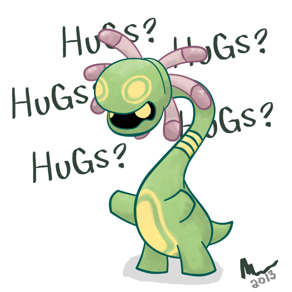 Cradily Needs Hugs Badly by GolemGeekery