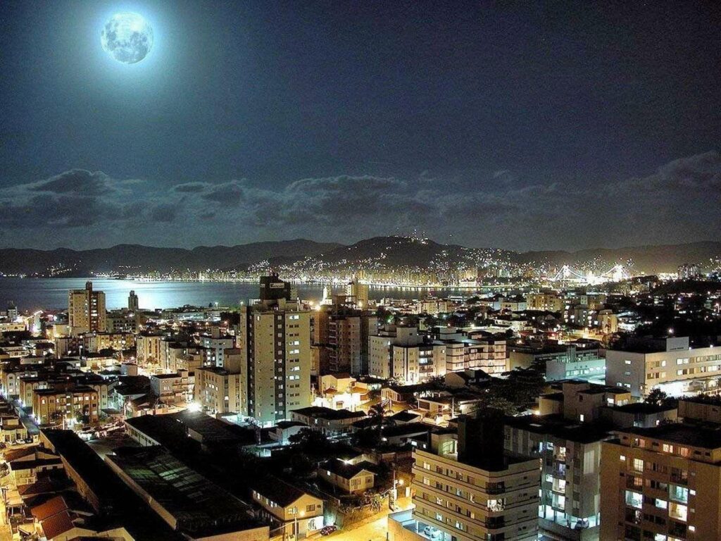 Skyscrapers Lisbon Sightseeing Night Sky Skyscraper Outdoors