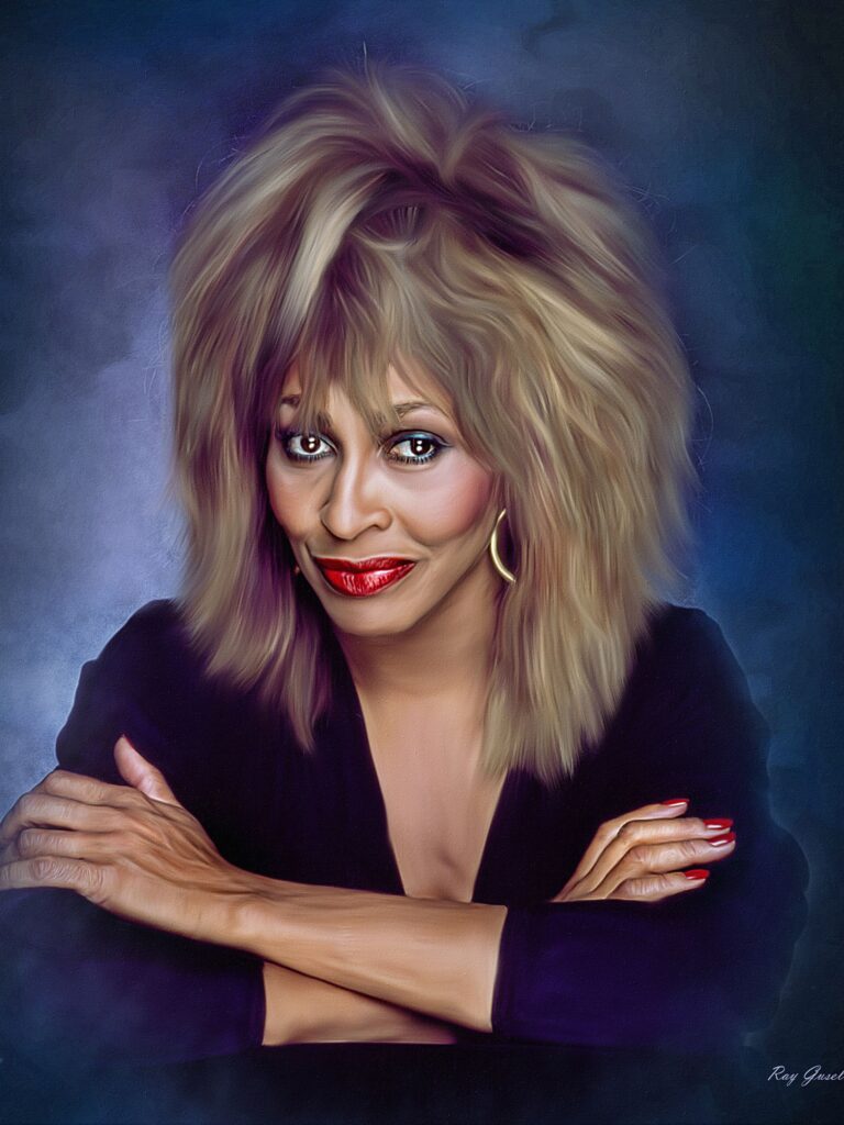 Wallpaper Tina Turner Hair Girls Music Painting Art