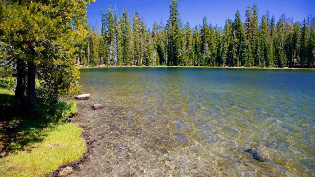 Peaceful Pictures View Wallpaper of Lassen Volcanic National Park
