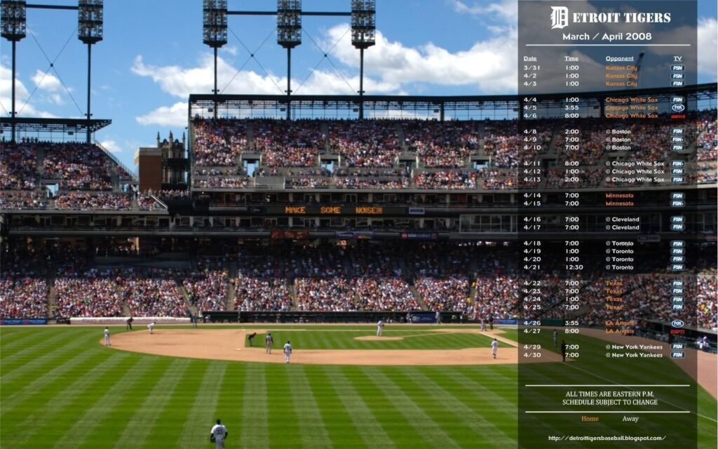 Detroit Tigers Wallpapers Schedule Wallpapers Cave Detroit