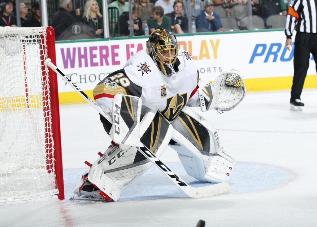 Vegas Golden Knights Fleury, Neal make history in inaugural win