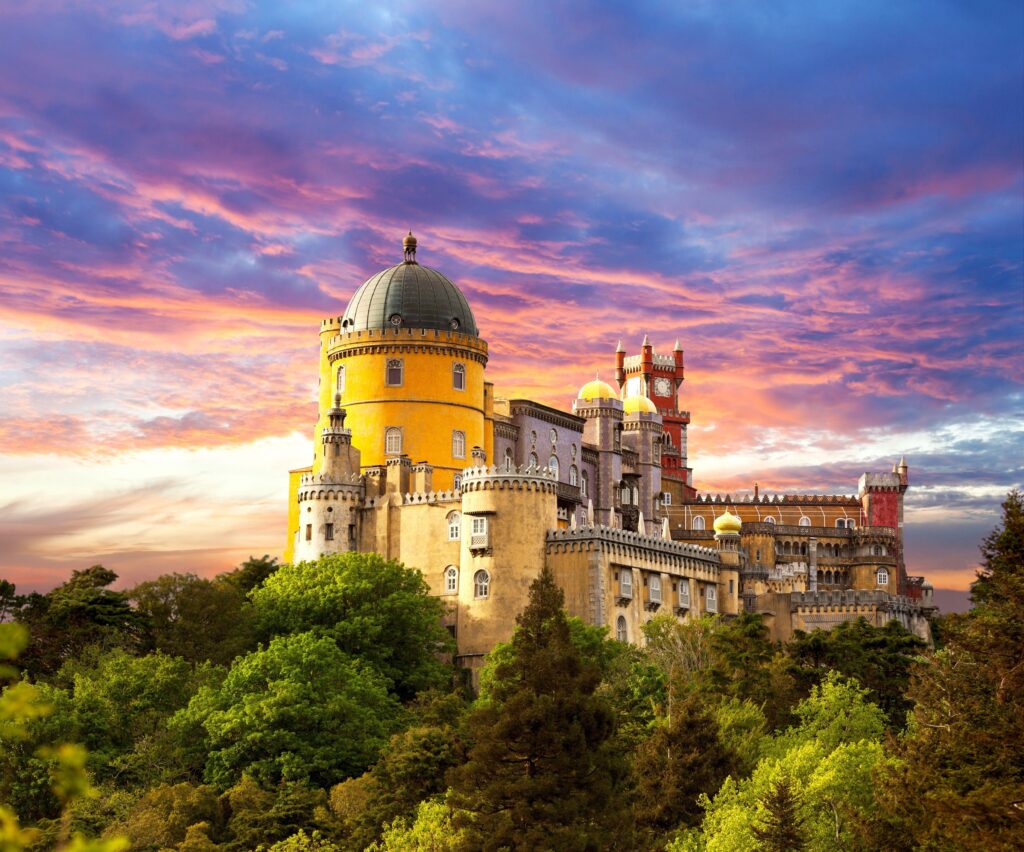 Beautiful castle on the hill, Portugal wallpapers and Wallpaper
