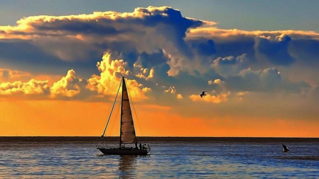 Oceans Clouds Rocks Skies Green Landscape Ocean Pacific White