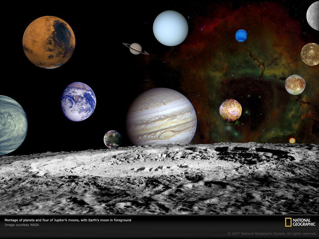 Solar System Montage Picture, Solar System Wallpaper, Download