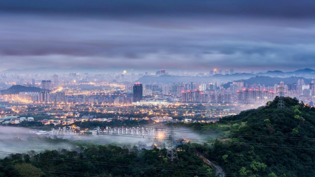 Misty Taipei in Taiwan wallpapers and Wallpaper