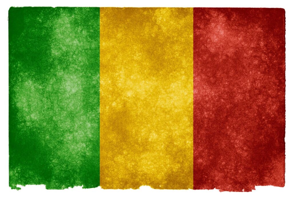 Free photo Mali Grunge Flag
