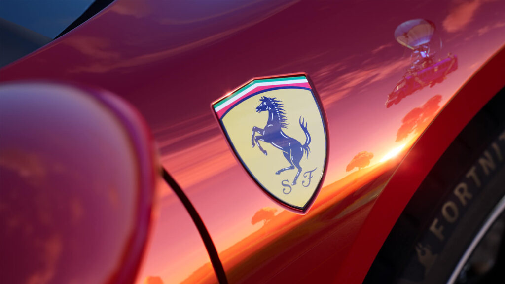 Test Drive The Ferrari GTB in Fortnite